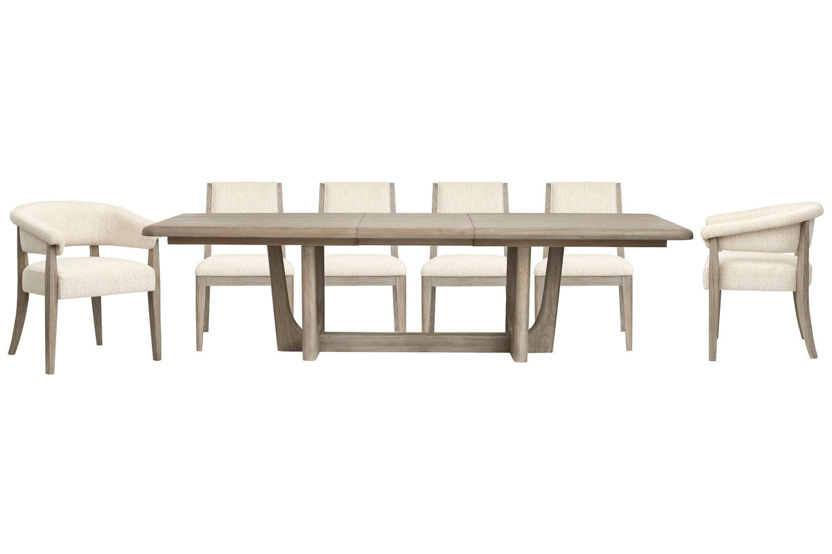 Braelyn - Extendable Trestle Dining Table Set