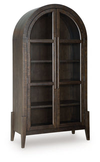 Benhall - Accent Cabinet - Dark Brown