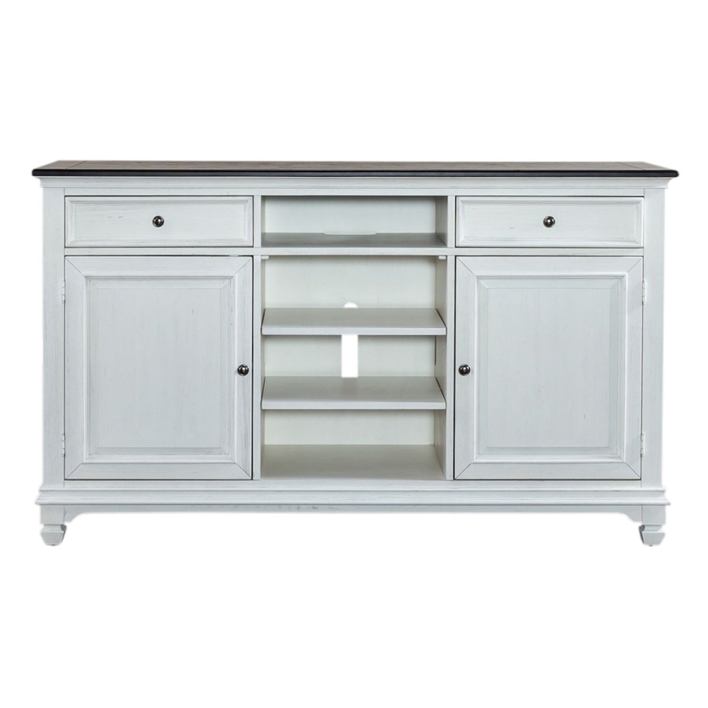 Allyson Park - 68" Highboy TV Console - White