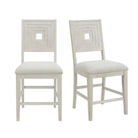 Avalanche - Counter Side Chair (Set of 2) - Antique White