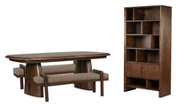 Belville - Extendable Trestle Dining Table Set