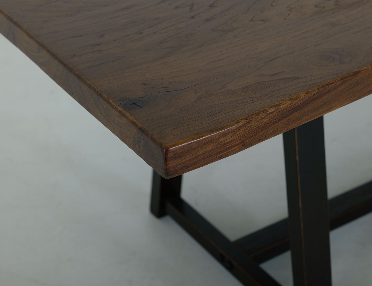 Walnut - Trestle Dining Table - Walnut Brown