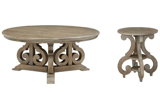 Tinley Park - Round Cocktail Table Set