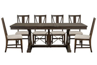 Westley Falls - Extendable Trestle Dining Table Set