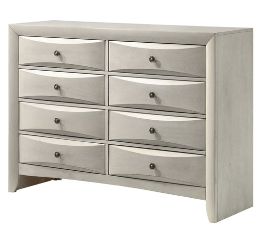 Emily - Dresser 8 Drawers - White