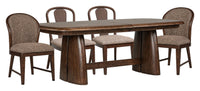 Belville - Extendable Trestle Dining Table Set