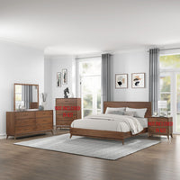 Century Modern - Dresser & Mirror - Walnut