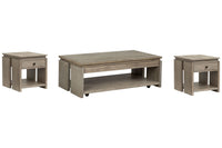 Conrad - Rectangular Lift Top Storage Cocktail Table Set
