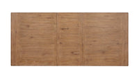 Kingston - Extendable Trestle Dining Table - Whisper White And Cerused Nutmeg