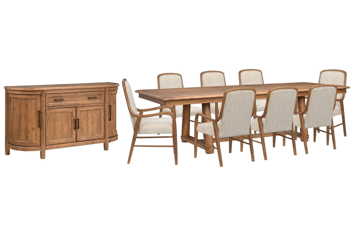 Woodward - Trestle Extendable Dining Table Set
