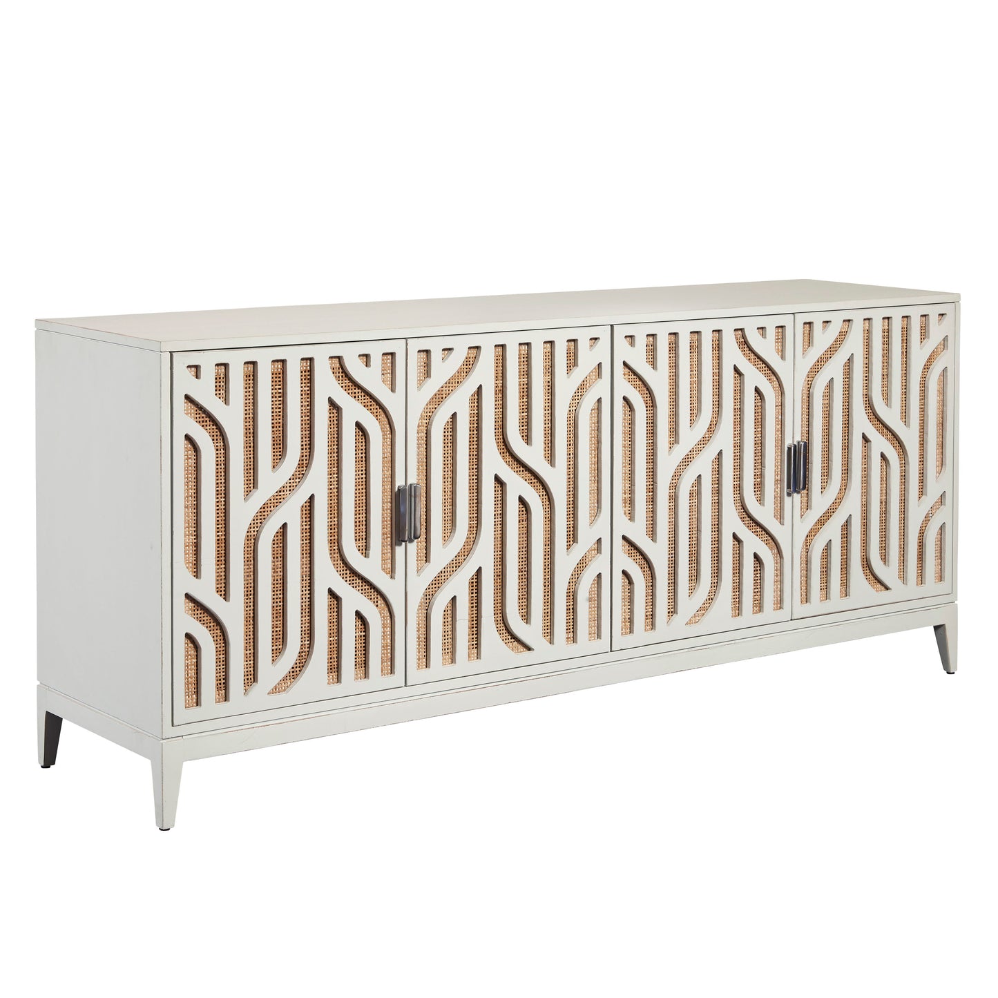 Pulaski Accents - 4-Door Credenza with Storage - White