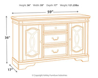 Realyn - Chipped White - Dining Room Server