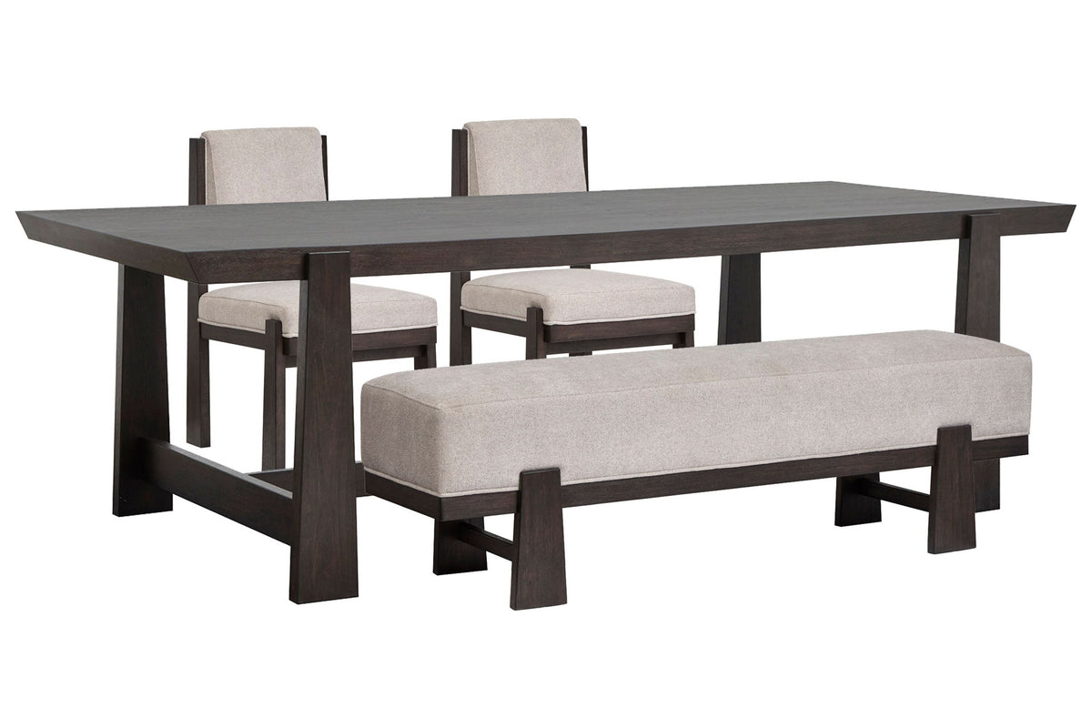 Tauren - Trestle Dining Table Set