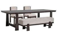 Tauren - Trestle Dining Table Set