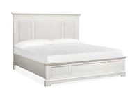 Kingston - Complete Panel Bed With Upholstered Headboard