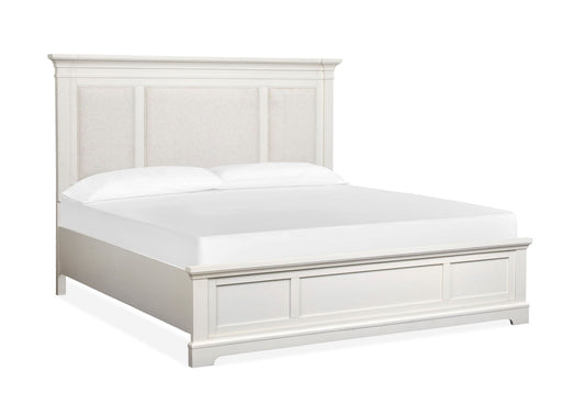 Kingston - Complete Panel Bed With Upholstered Headboard