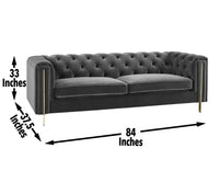 Charlene - Velvet Sofa And Loveseat