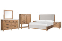 Plum Creek - Upholstered Panel Bedroom Set