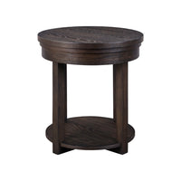 Weston - Round End Table - Peppercorn