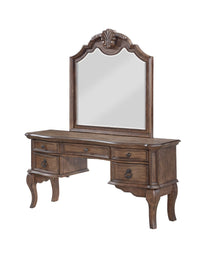 B1495J - 2 Piece Vanity Set (Base And Mirror) - Light Sandstone