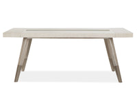Lenox - Rectangular Dining Table - Warm Silver