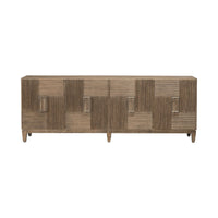 Serenity - 82" Accent TV Console - Burnished Beige