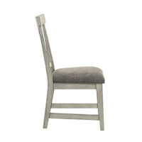 Hallendale - Splat Back Side Chair - Gravel Wash
