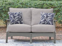 Cove Beach - Loveseat With Cushion - Gray