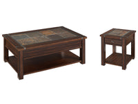 Roanoke - Rectangular Lift Top Cocktail Table Set