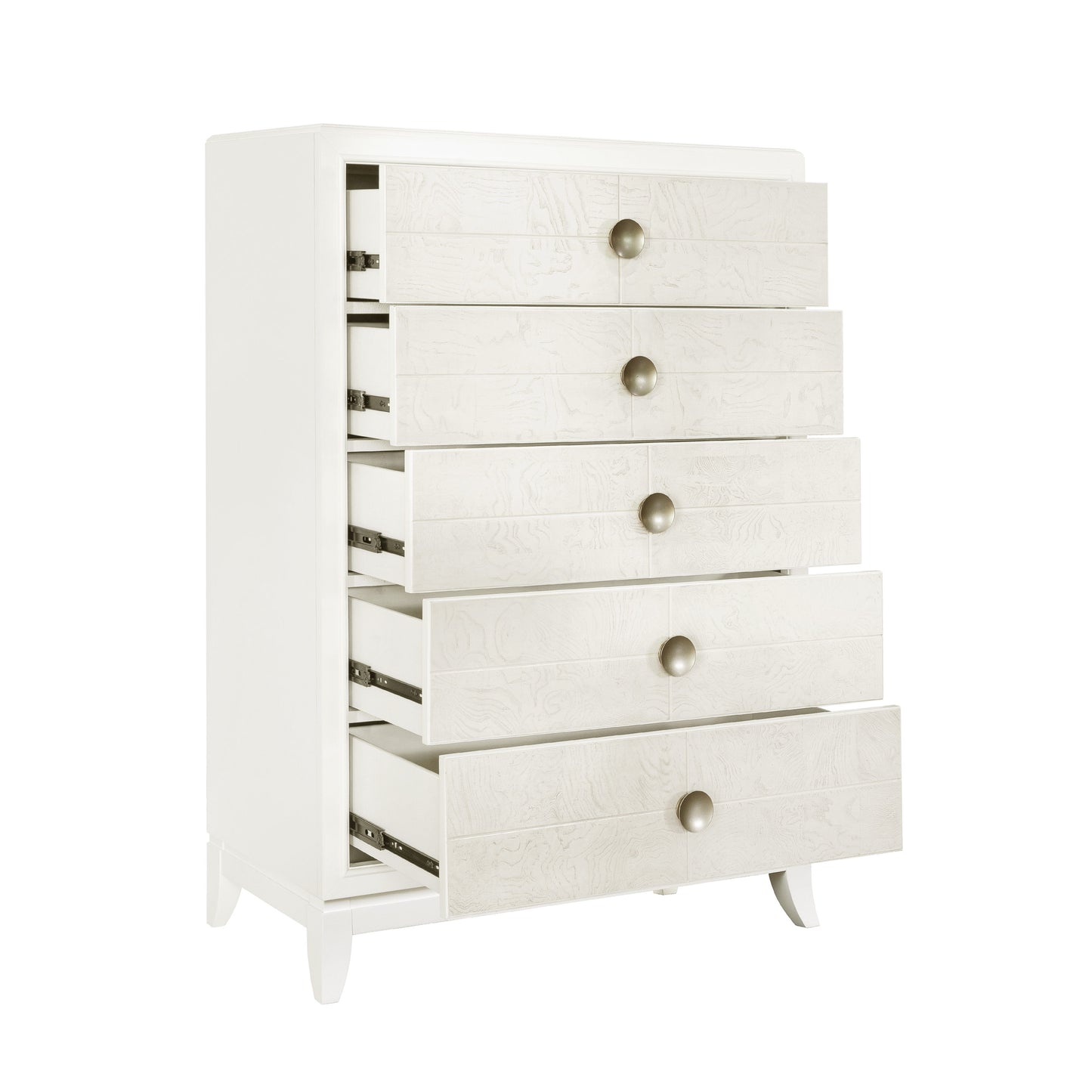Melrose - 5-Drawer Dresser Chest - White