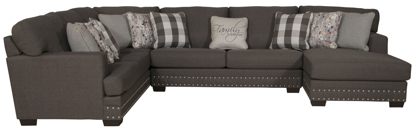 Crawford - Sectional With Accent Pillows