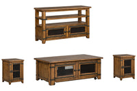 Chesterfield - Lift Top Storage Caster Cocktail Table Set