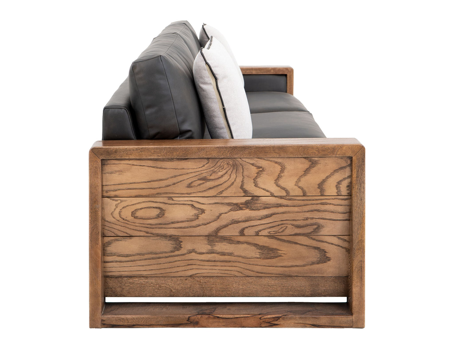 Ancora - Sofa - Dark Gray / Light Brown