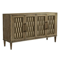 Devonshire - 4 Door Accent Cabinet - Light Brown