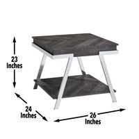 Roma - 3 Piece Occasional Table Set - Gray