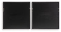 Dirkgrove - Wall Art Set (Set of 2) - Black / White / Brown