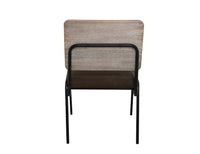 White Balam - Chair (Set of 2) - Ivory White / Dark Brown