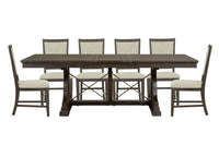 Westley Falls - Extendable Trestle Dining Table Set