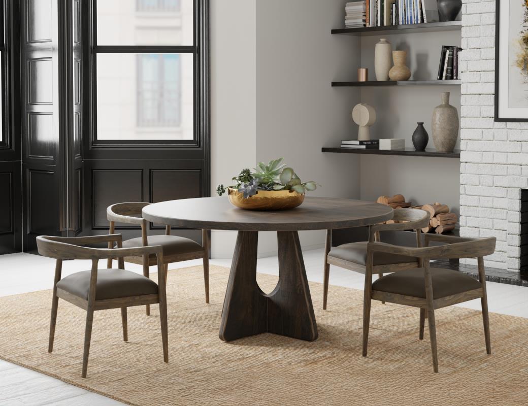 Balam - Round Table - Dark Brown
