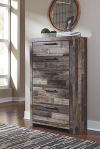 Derekson - Multi Gray - Five Drawer Chest