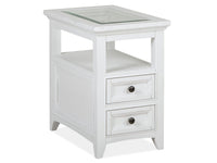 Heron Cove - Chairside End Table - Chalk White