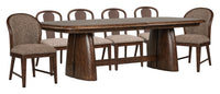 Belville - Extendable Trestle Dining Table Set
