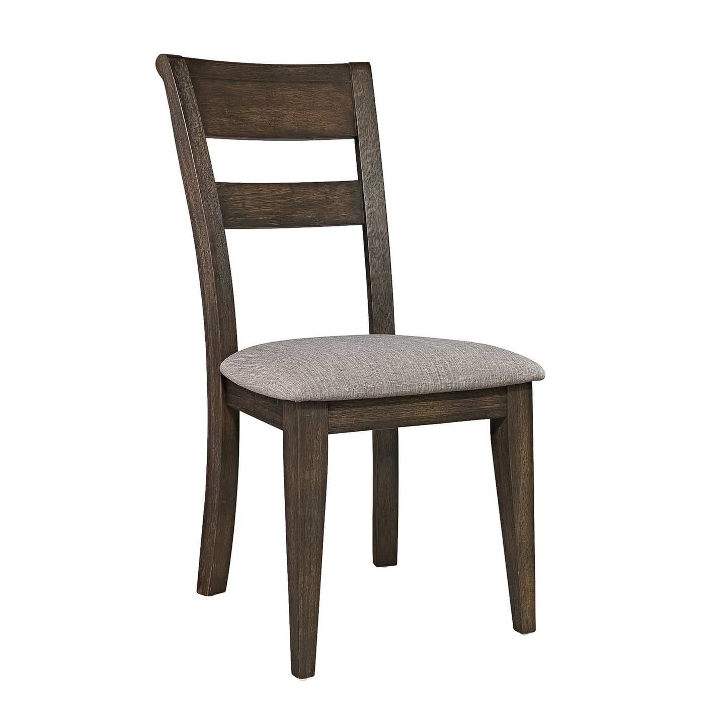 Double Bridge - Splat Back Side Chair - Dark Brown