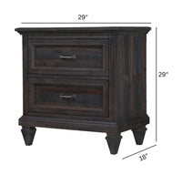 Calistoga - Nightstand - Weathered Charcoal