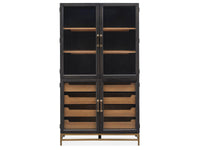 Lindon - Two Tone Dining Cabinet - Dark Brown