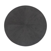 Waterfall - Round Dining Table - Deep Ebony