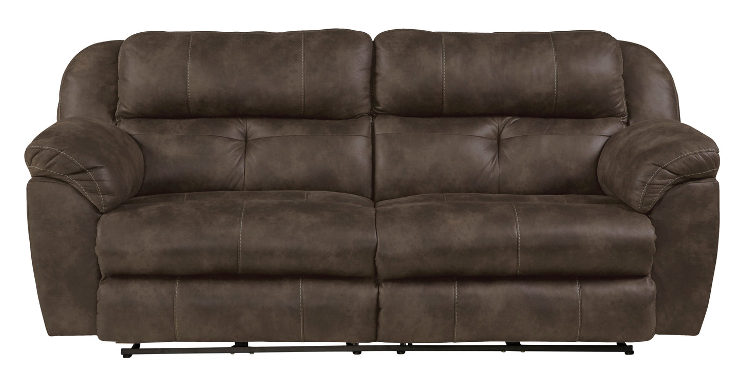 Ferrington - Power Lay Flat Reclining Sofa with Power Adjustable Headrest & Lumbar