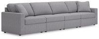 Modmax - Straight Sectional - Granite