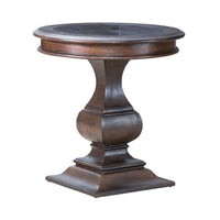 Providence Park - Round End Table - Chateau Brown