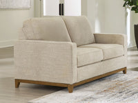 Arendale - Desert - Loveseat With Dark Cushions